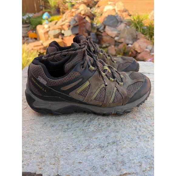 Merrell Other - Merrell Outmost Ventilator Hiking Shoes Mens 9.5 Boulder Brown J09539 Low Top